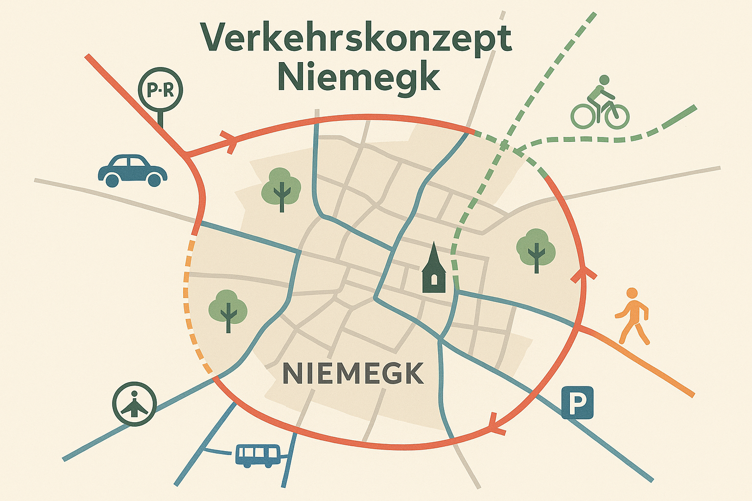 Einladung zur Informationsveranstaltung: Entwicklung eines Verkehrskonzepts für die Stadt Niemegk